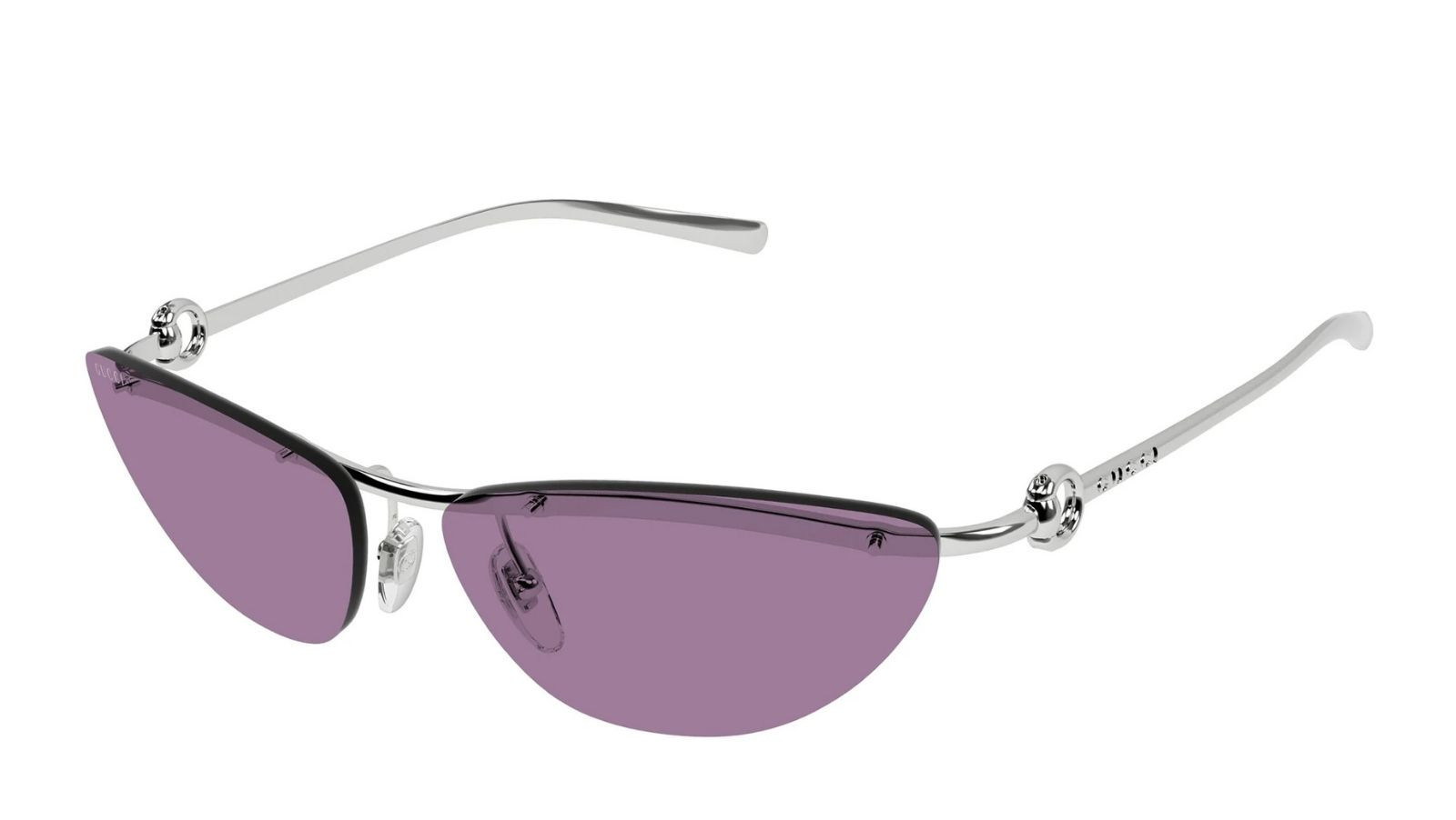 Occhiali da sole donna Luxury Gucci GG1701S 003 silver silver violet nuova collezione
