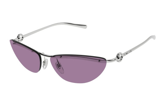 Occhiali da sole donna Luxury Gucci GG1701S 003 silver silver violet nuova collezione