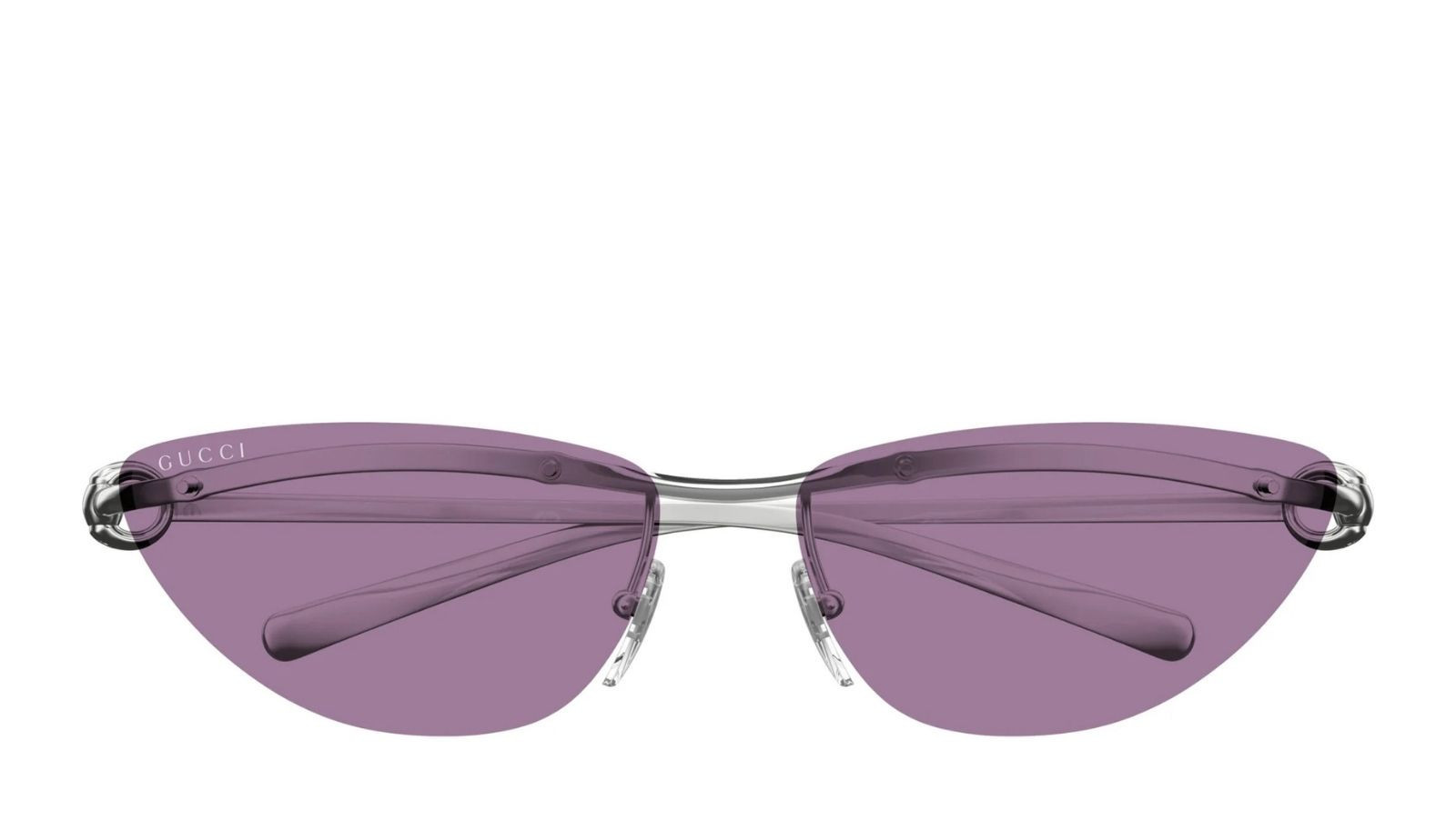 Occhiali da sole donna Luxury Gucci GG1701S 003 silver silver violet nuova collezione