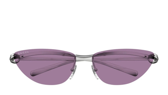 Occhiali da sole donna Luxury Gucci GG1701S 003 silver silver violet nuova collezione
