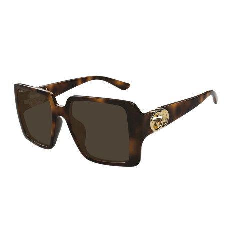Occhiali da sole donna Luxury Gucci GG1692S 002 havana havana brown nuova collezione 2