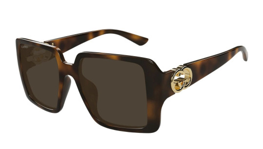 Occhiali da sole donna Luxury Gucci GG1692S 002 havana havana brown nuova collezione