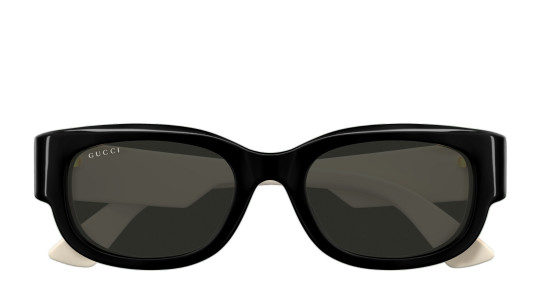 Occhiali da sole donna Luxury Gucci GG1667SK 001 black ivory grey nuova collezione Occhiali da sole donna Luxury Gucci GG1667SK 001 black ivory grey nuova collezione