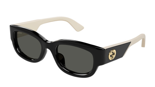 Occhiali da sole donna Luxury Gucci GG1667SK 001 black ivory grey nuova collezione