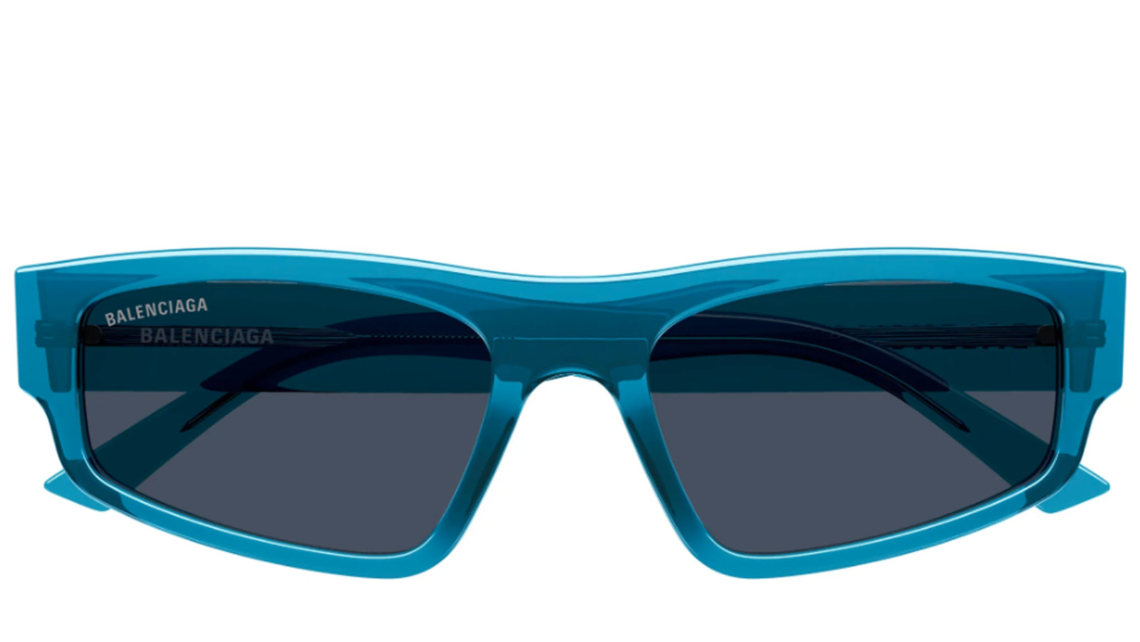 Occhiali sole uomo donna Luxury Balenciaga BB0305S blue (004) nuova collezione