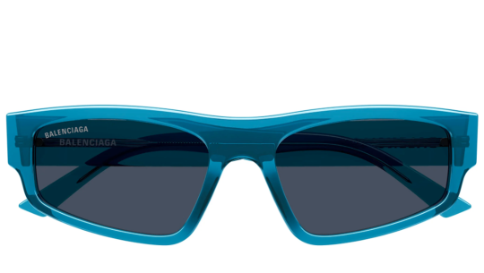 Occhiali sole uomo donna Luxury Balenciaga BB0305S blue (004) nuova collezione