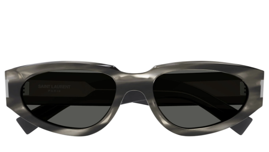 Occhiali da sole donna Luxury Saint Laurent SL 618 havana crystal grey (004) nuova collezione Occhiali da sole donna Luxury Saint Laurent SL 618 havana crystal grey (004) nuova collezione