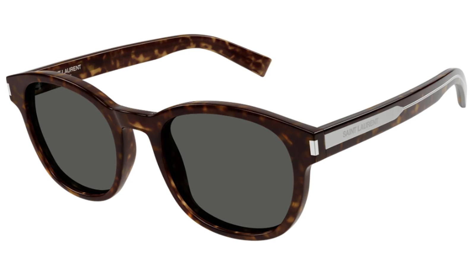 Occhiali sole uomo donna Luxury Saint Laurent SL 620 havana crystal grey (002) nuova collezione