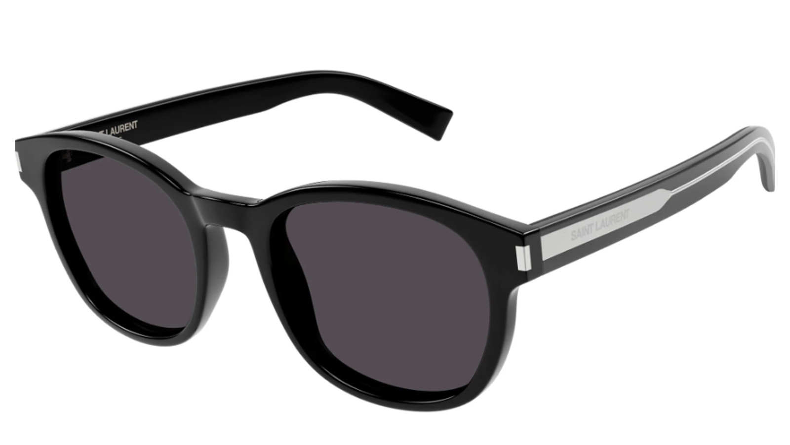 Occhiali sole uomo donna Luxury Saint Laurent SL 620 black crystal black (001) nuova collezione