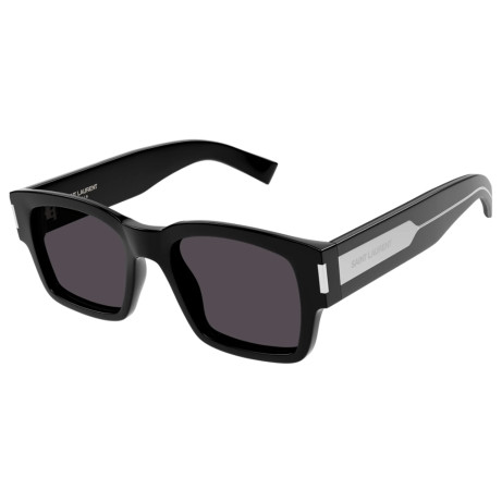 Occhiali da sole uomo Luxury Saint Laurent SL 617 black crystal black (001) nuova collezione 2