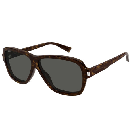 Occhiali da sole uomo Luxury Saint Laurent SL 609 CAROLYN havana grey (002) nuova collezione 2