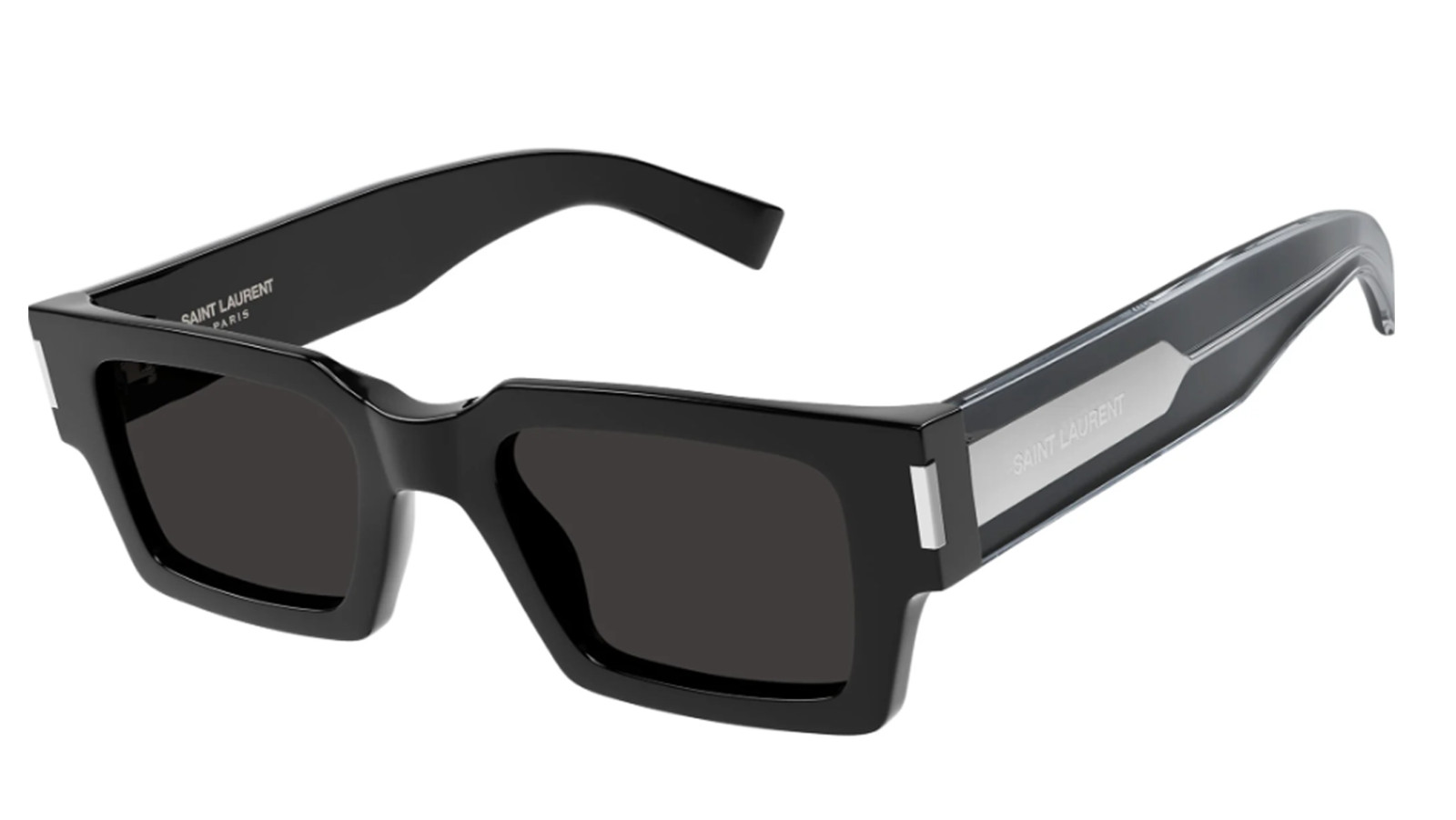 Occhiali da sole uomo donna Luxury Saint Laurent SL 572 black crystal grey (001) nuova collezione