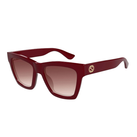 Occhiali da sole donna Luxury Gucci GG1714S 003 burgundy burgundy red nuova collezione 2