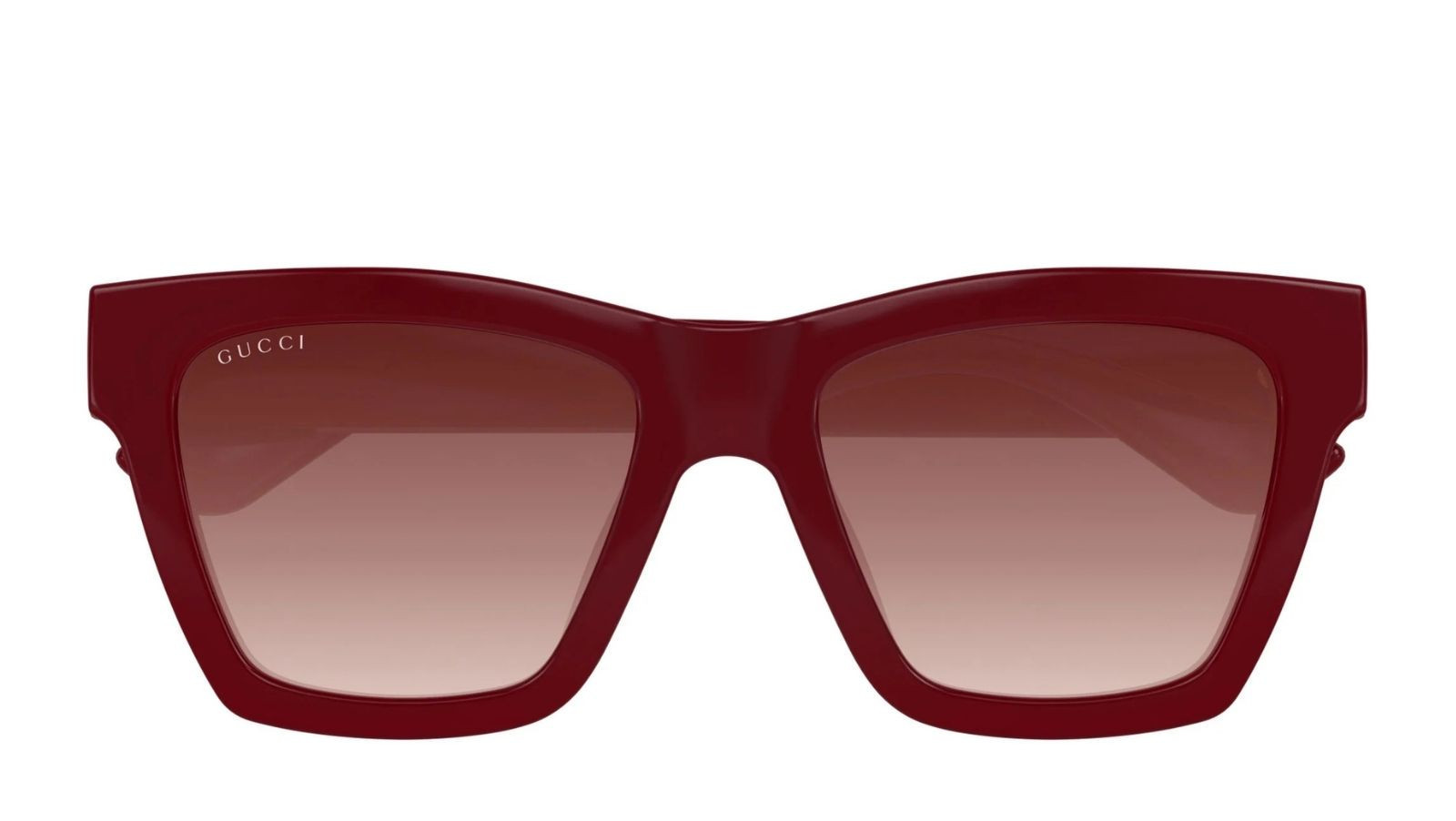 Occhiali da sole donna Luxury Gucci GG1714S 003 burgundy burgundy red nuova collezione