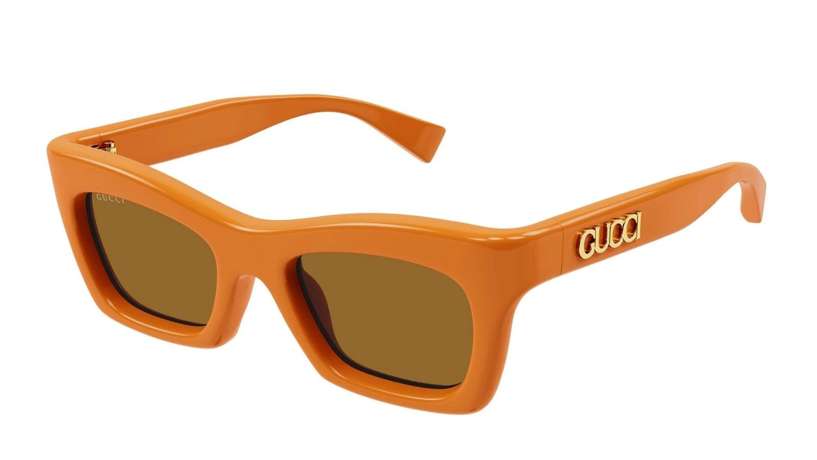 Occhiali da sole donna Luxury Gucci GG1773S 004 orange orange brown nuova collezione