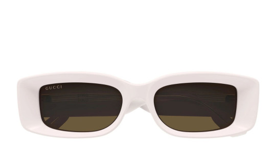 Occhiali da sole donna Luxury Gucci GG1528S 003 ivory ivory brown nuova collezione