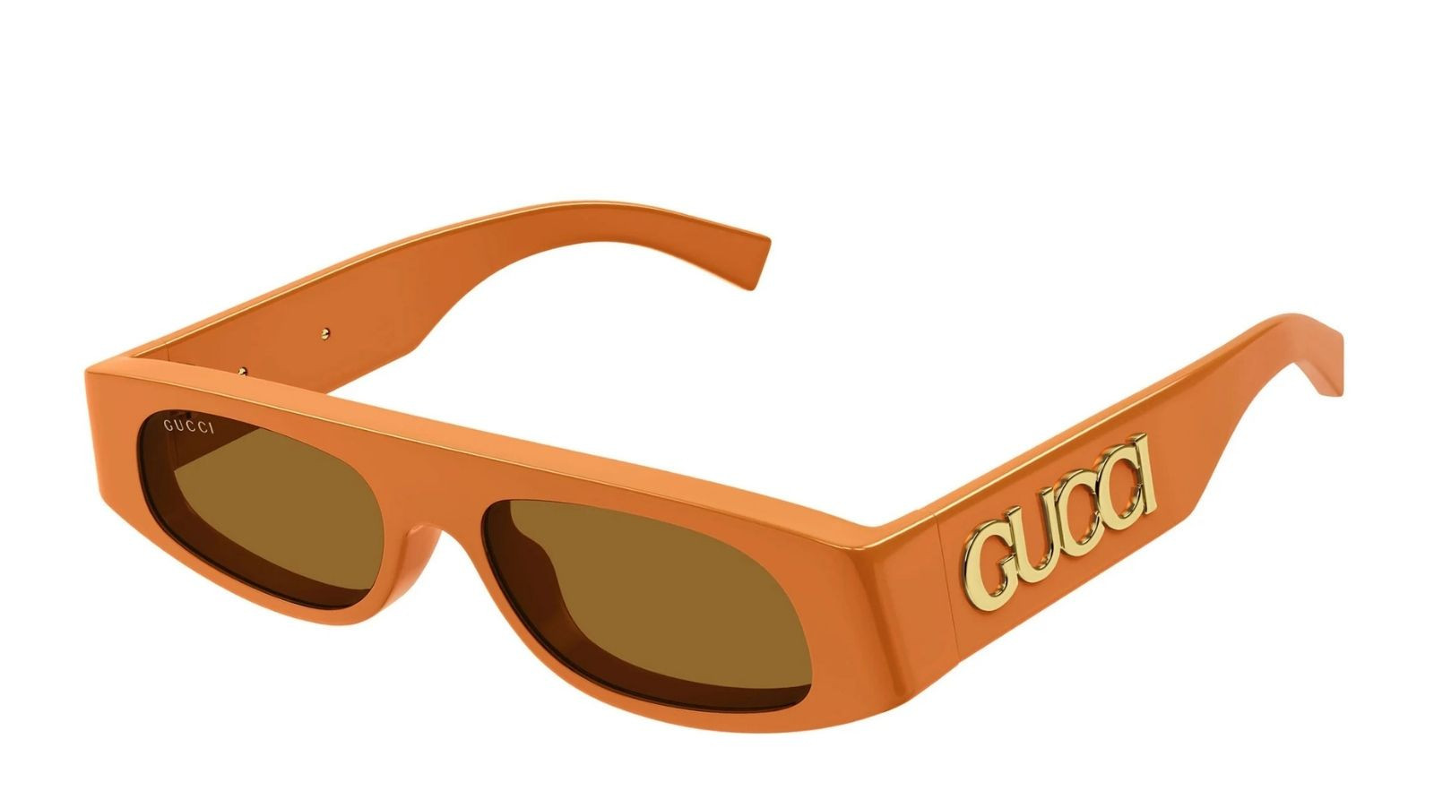 Occhiali da sole donna Luxury Gucci GG1771S 007 orange orange brown nuova collezione