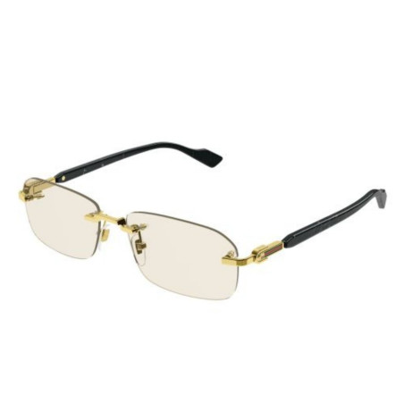 Occhiali da sole uomo Luxury Gucci GG1221S 005 gold black yellow nuova collezione 2
