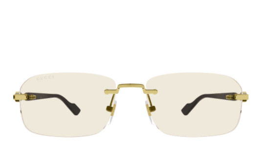 Occhiali da sole uomo Luxury Gucci GG1221S 005 gold black yellow nuova collezione