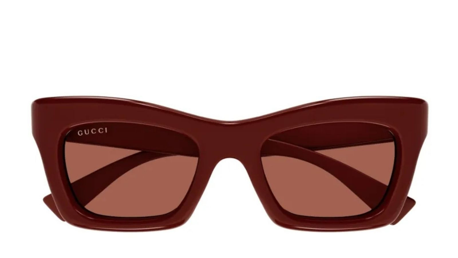 Occhiali da sole donna Luxury Gucci GG1773S 003 burgundy burgundy bro nuova collezione