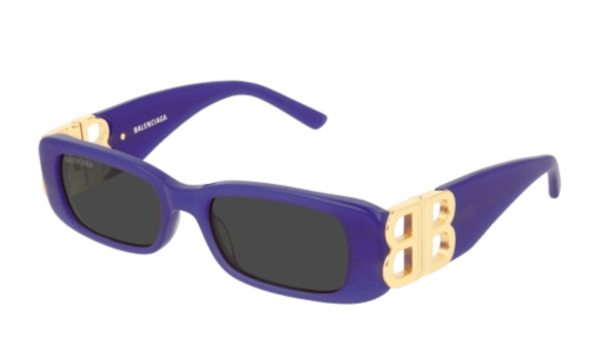 Balenciaga BB0096S 004 violet gold grey