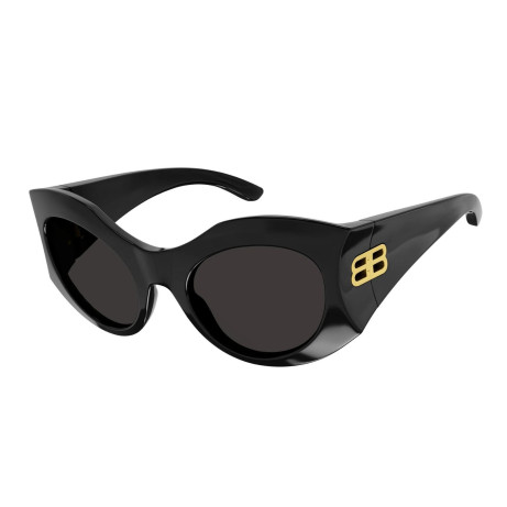 Occhiali da sole donna Luxury Balenciaga BB0256S 001 black black grey nuova collezione 2