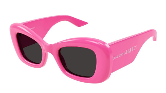Occhiali da sole donna Luxury Alexander Mcqueen AM0434S 004 pink pink grey nuova collezione