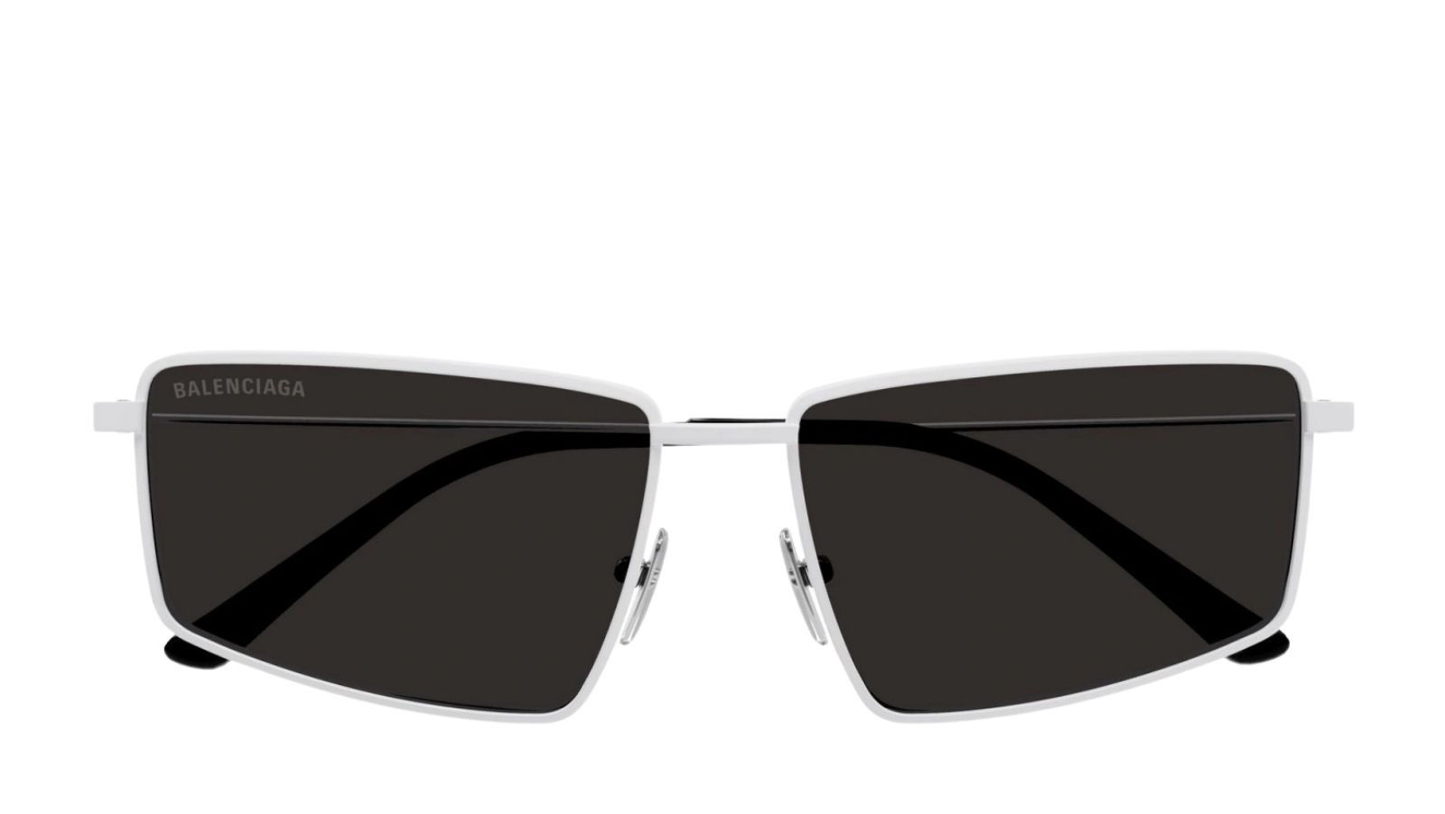 Occhiali da sole uomo Luxury Balenciaga BB0195S 002 white white grey nuova collezione