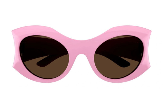 Occhiali da sole donna Luxury Balenciaga BB0256S 004 pink pink brown nuova collezione