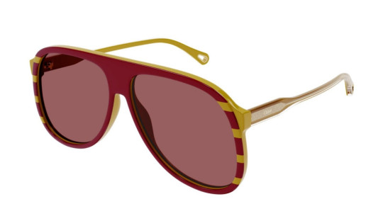 Chloé CH0128S 003 red yellow brown