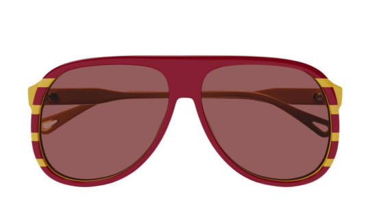 Chloé CH0128S 003 red yellow brown