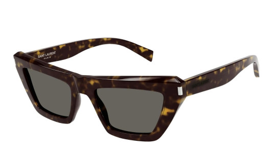 Occhiali da sole donna Luxury Saint Laurent SL 467 002 havana havana grey nuova collezione