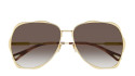 Occhiali da sole donna Luxury Chloé CH0183S 002 gold gold brown nuova collezione