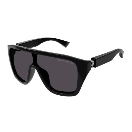Occhiali da sole uomo Luxury Alexander Mcqueen AM0430S 001 black black grey nuova collezione 2