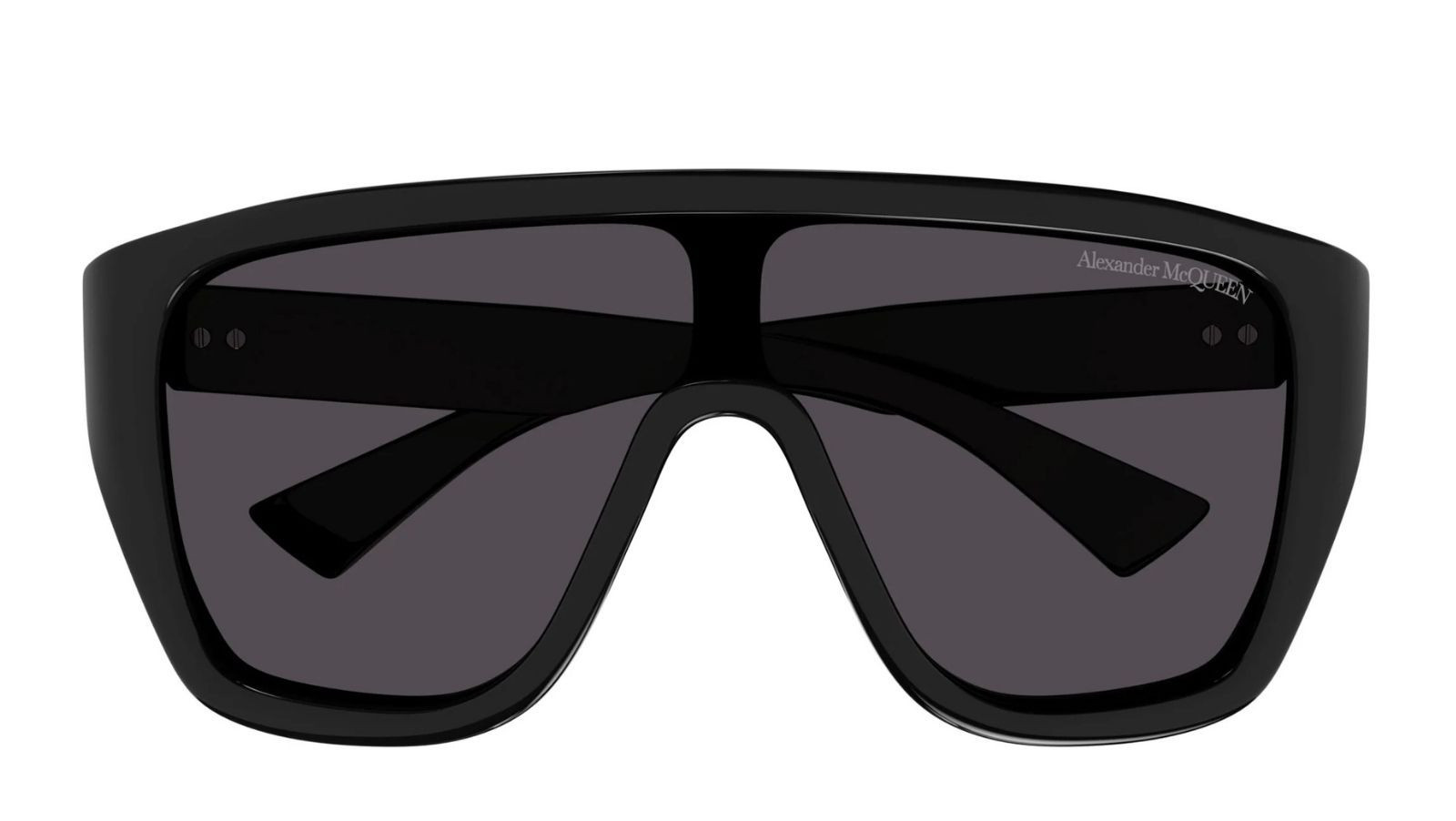 Occhiali da sole uomo Luxury Alexander Mcqueen AM0430S 001 black black grey nuova collezione