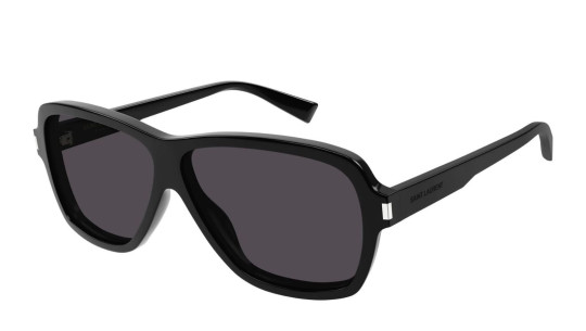 Occhiali da sole uomo Luxury Saint Laurent SL 609 CAROLYN 001 black black black nuova collezione
