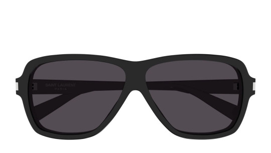 Occhiali da sole uomo Luxury Saint Laurent SL 609 CAROLYN 001 black black black nuova collezione