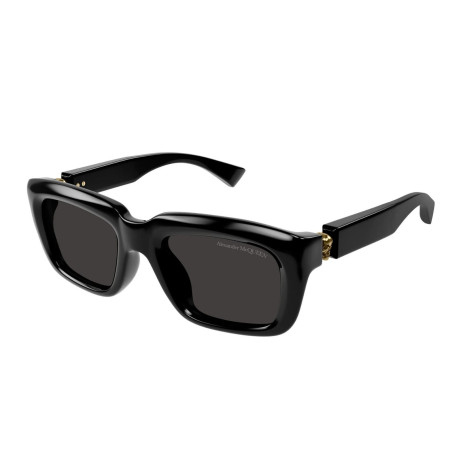 Occhiali da sole uomo Luxury Alexander Mcqueen AM0431S 001 black black grey nuova collezione 2