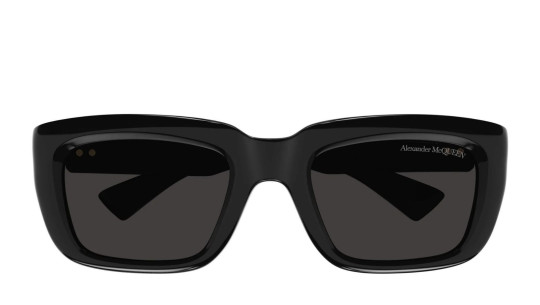 Occhiali da sole uomo Luxury Alexander Mcqueen AM0431S 001 black black grey nuova collezione