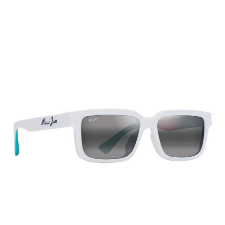 Occhiali da sole uomo donna Luxury Mauijim HIAPO AF grey hiapo af matte white nuova collezione 2