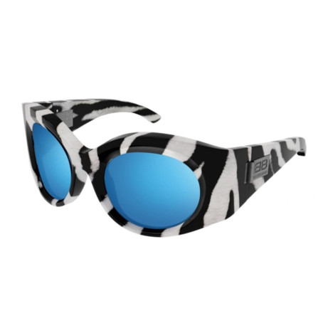 Occhiali da sole donna Luxury Balenciaga BB0189S 003 white white light blu nuova collezione 2