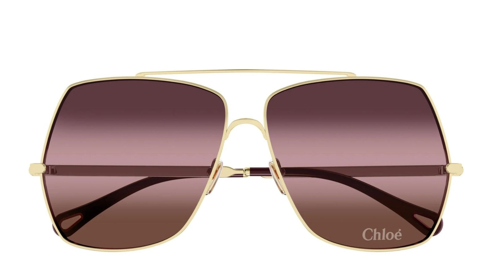Occhiali da sole donna Luxury Chloé CH0278S 003 gold gold red nuova collezione