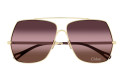 Occhiali da sole donna Luxury Chloé CH0278S 003 gold gold red nuova collezione