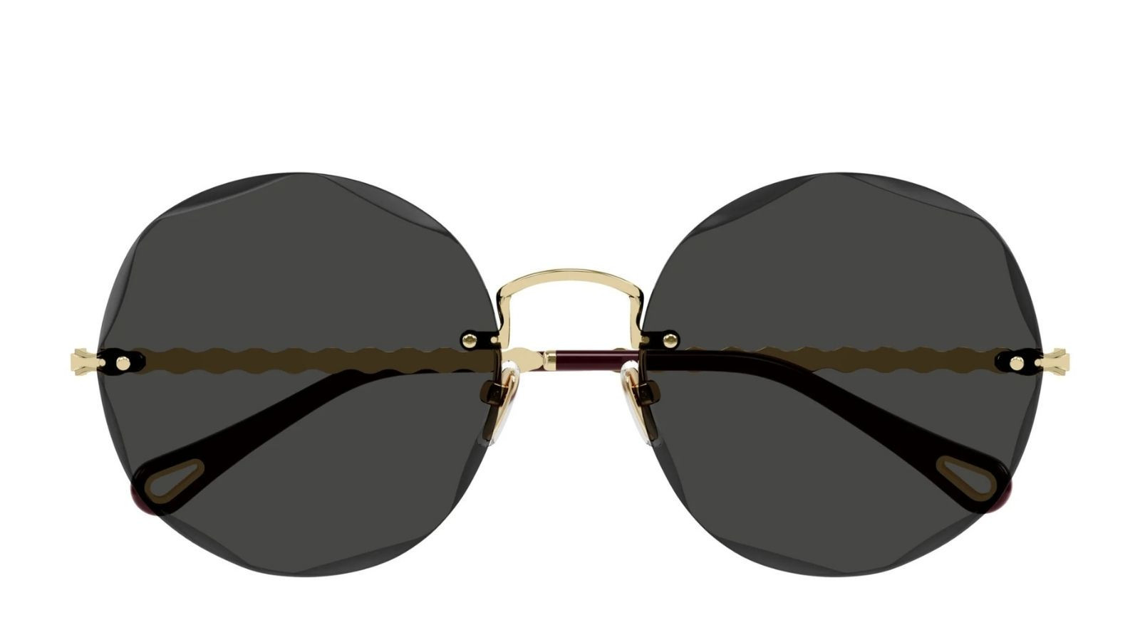 Occhiali da sole donna Luxury Chloé CH0254S 001 gold gold grey nuova collezione