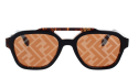 Luxury women s sunglasses Maison Fendi FE40076U 01L new collection