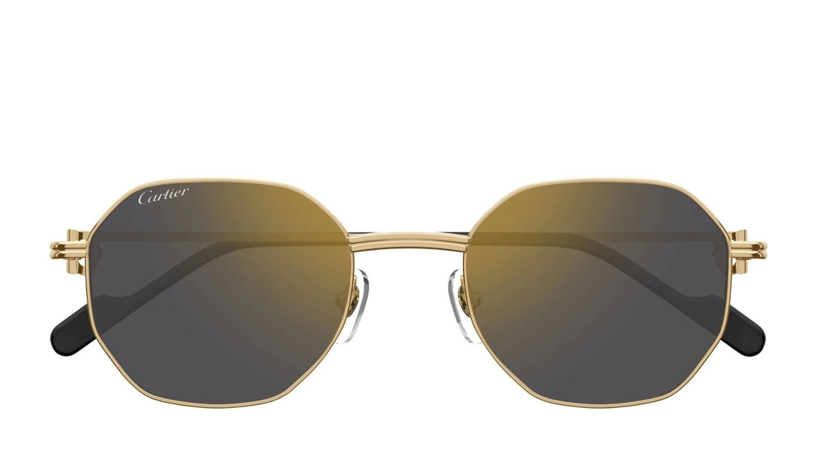 Occhiali da sole uomo donna Luxury Cartier CT0500S 001 gold gold grey nuova collezione Occhiali da sole uomo donna Luxury Cartier CT0500S 001 gold gold grey nuova collezione