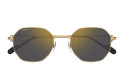 Occhiali da sole uomo donna Luxury Cartier CT0500S 001 gold gold grey nuova collezione