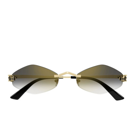 Cartier CT0433S 001 gold gold grey