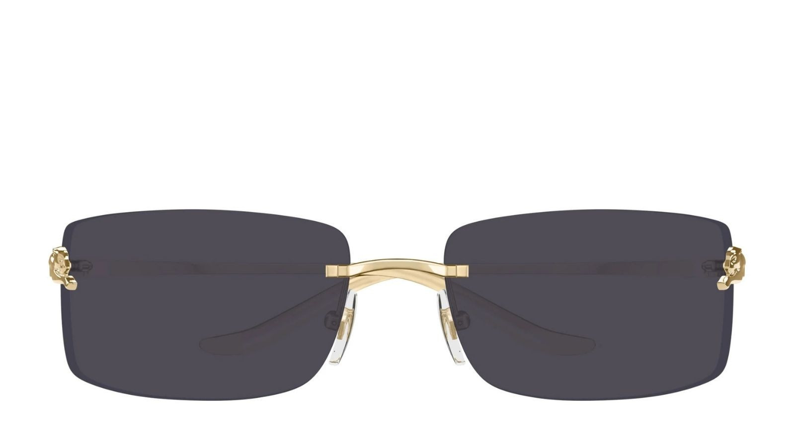 Occhiali da sole uomo donna Luxury Cartier CT0503S 001 gold gold grey nuova collezione