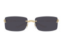 Occhiali da sole uomo donna Luxury Cartier CT0503S 001 gold gold grey nuova collezione